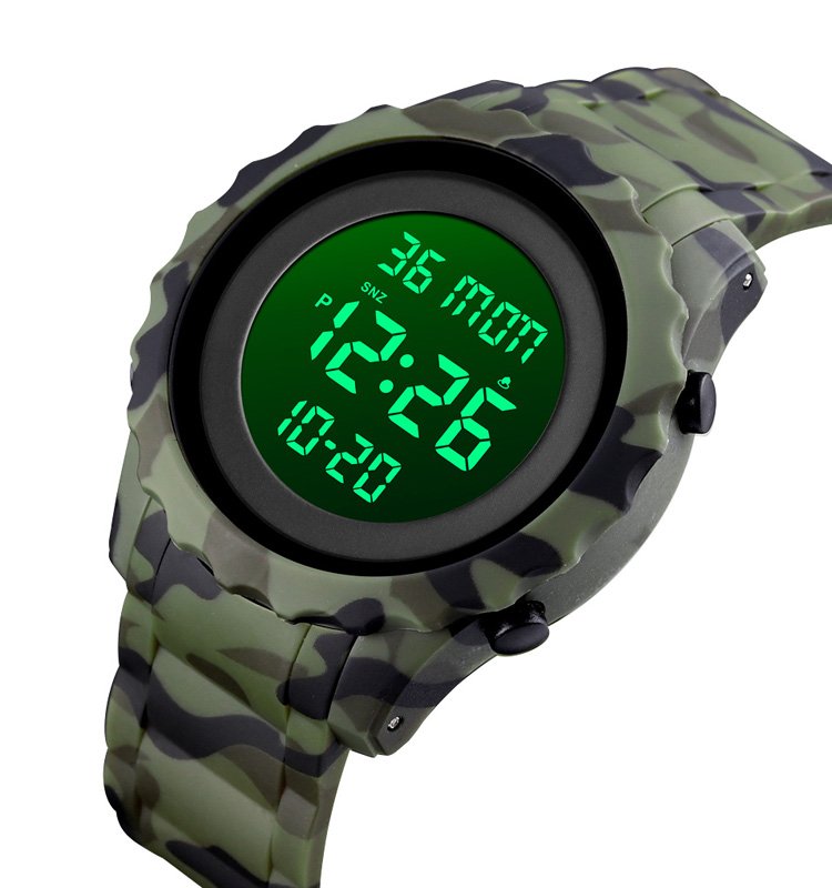 Годинник Skmei 1631CMGN Camo Green STOPPED, фото №4