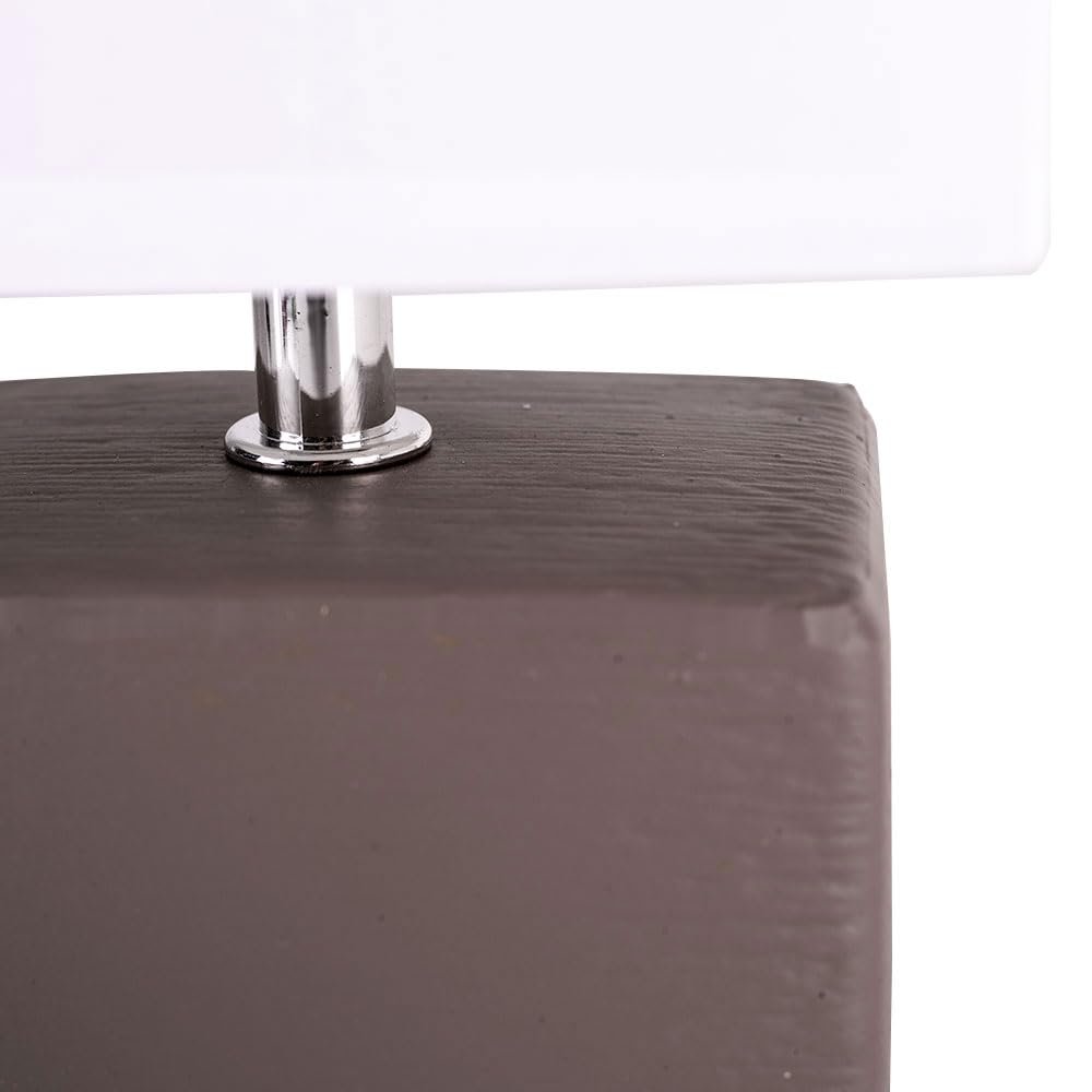 Настольные лампы GLOBO Набор из 2 шт. Ceramic 13 x 11 x 29 см Коричневый/Белый, фото №7