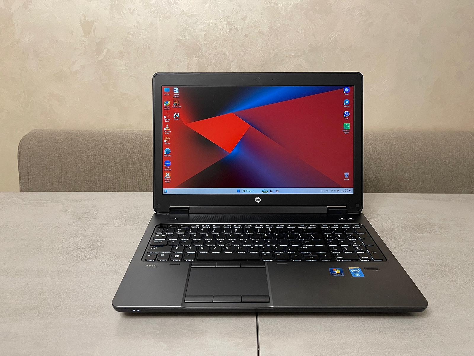 Ноутбук HP Zbook 15 G2, 15,6" FHD IPS, i7-4810MQ, 32GB, 256GB SSD, Nvidia K1100 2GB, фото №1