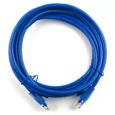 Патч-корд Ritar 5м RJ-45, Cat.6, CU медь синий 01924, фото №1