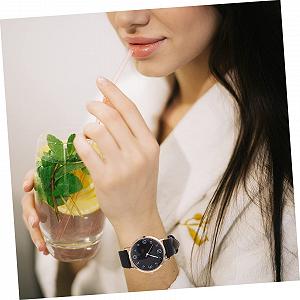 Женские часы Healvian, бежевые, серебристые synthetic.ua - Фото 1