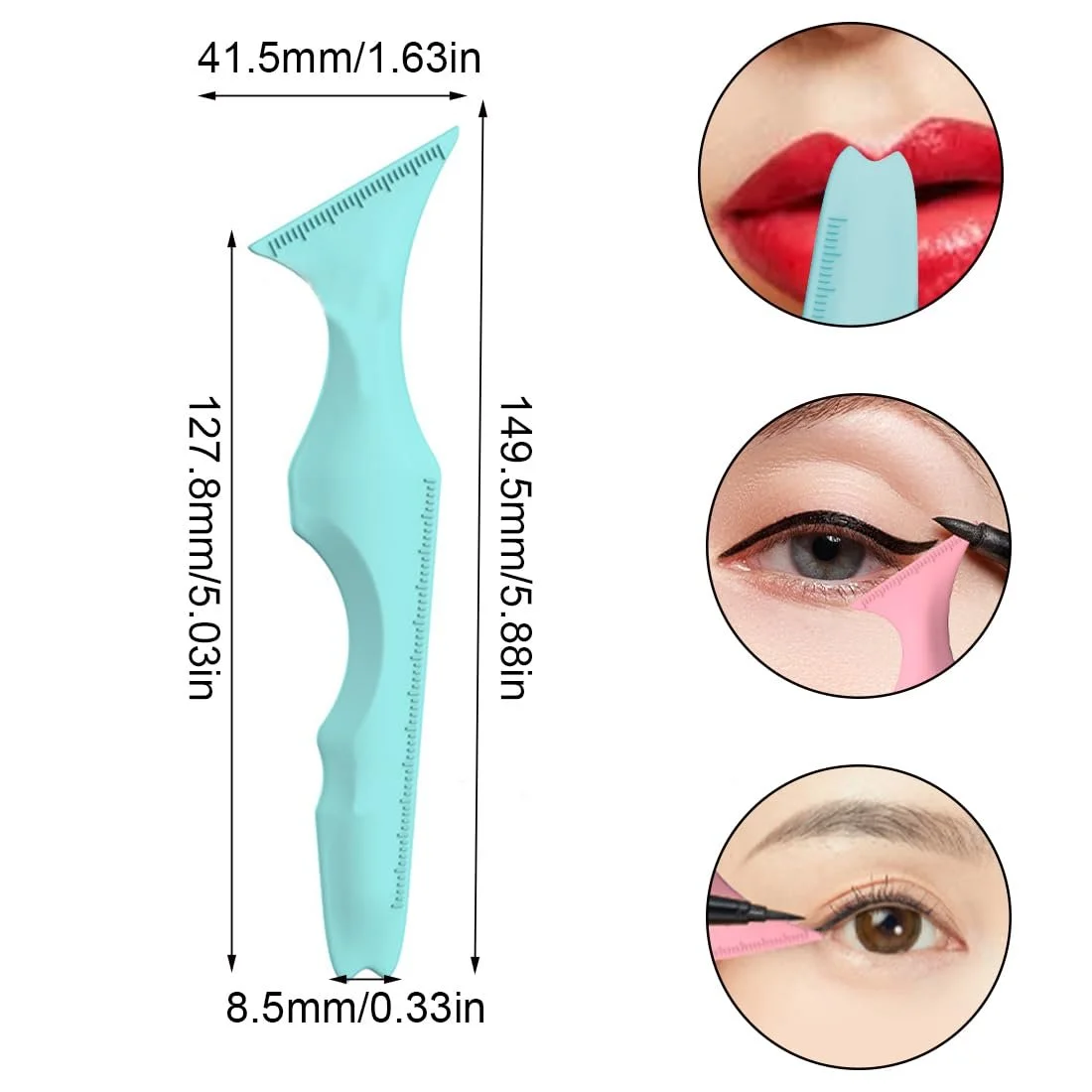 Трафарет Fezf 1 Item Eyeliner для підводки і вій Многофункціональний для макіяжу, фото №2 Трафарет Fezf 1 Item Eyeliner для підводки і вій Многофункціональний для макіяжу, фото №2