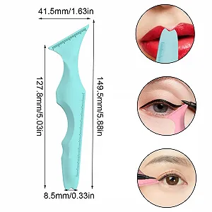 Трафарет Fezf 1 Item Eyeliner для підводки і вій Многофункціональний для макіяжу synthetic.ua - Фото 1