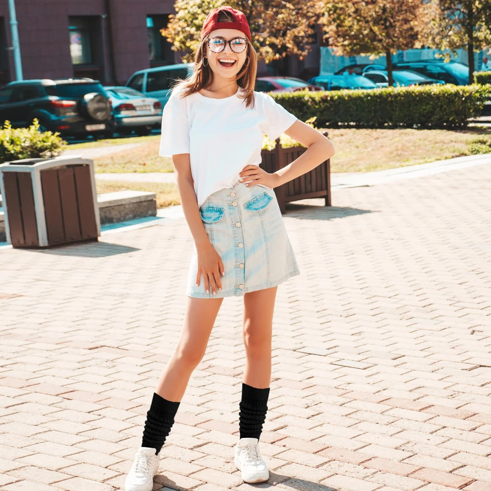 2 пари жіночих шкарпеток вище коліна, фото №3