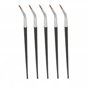 Пензлі для підводки очей вигнуті, ультратонкі - Фото 1