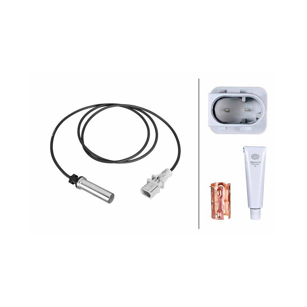 Датчик частоти обертання колеса HELLA 6PU 230 052-451 для MERCEDES-BENЗ, задній міст справа, фото №1