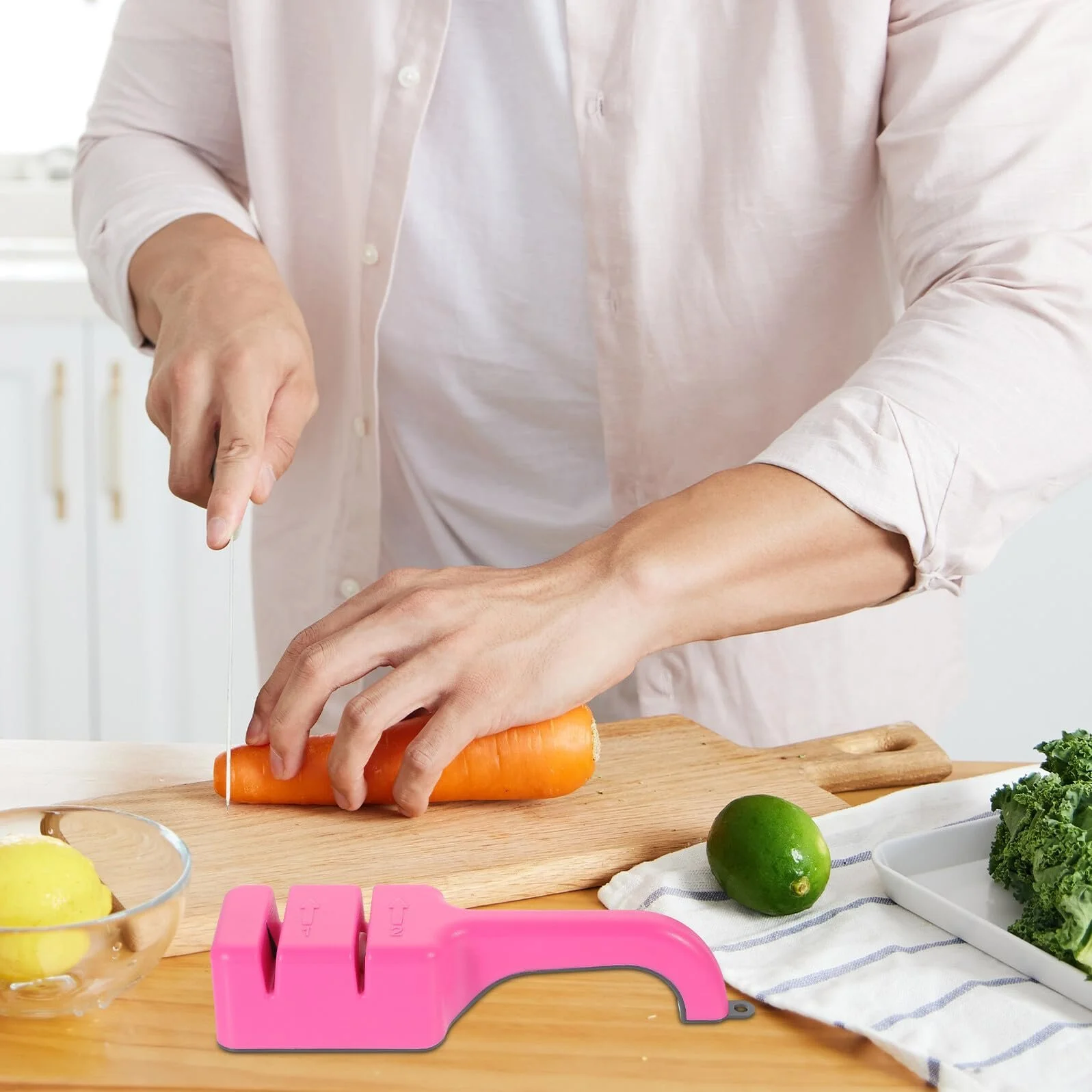 Точилка для кухонних ножів Zerodeko з пазами та квадратною головкою зносостійка, фото №9