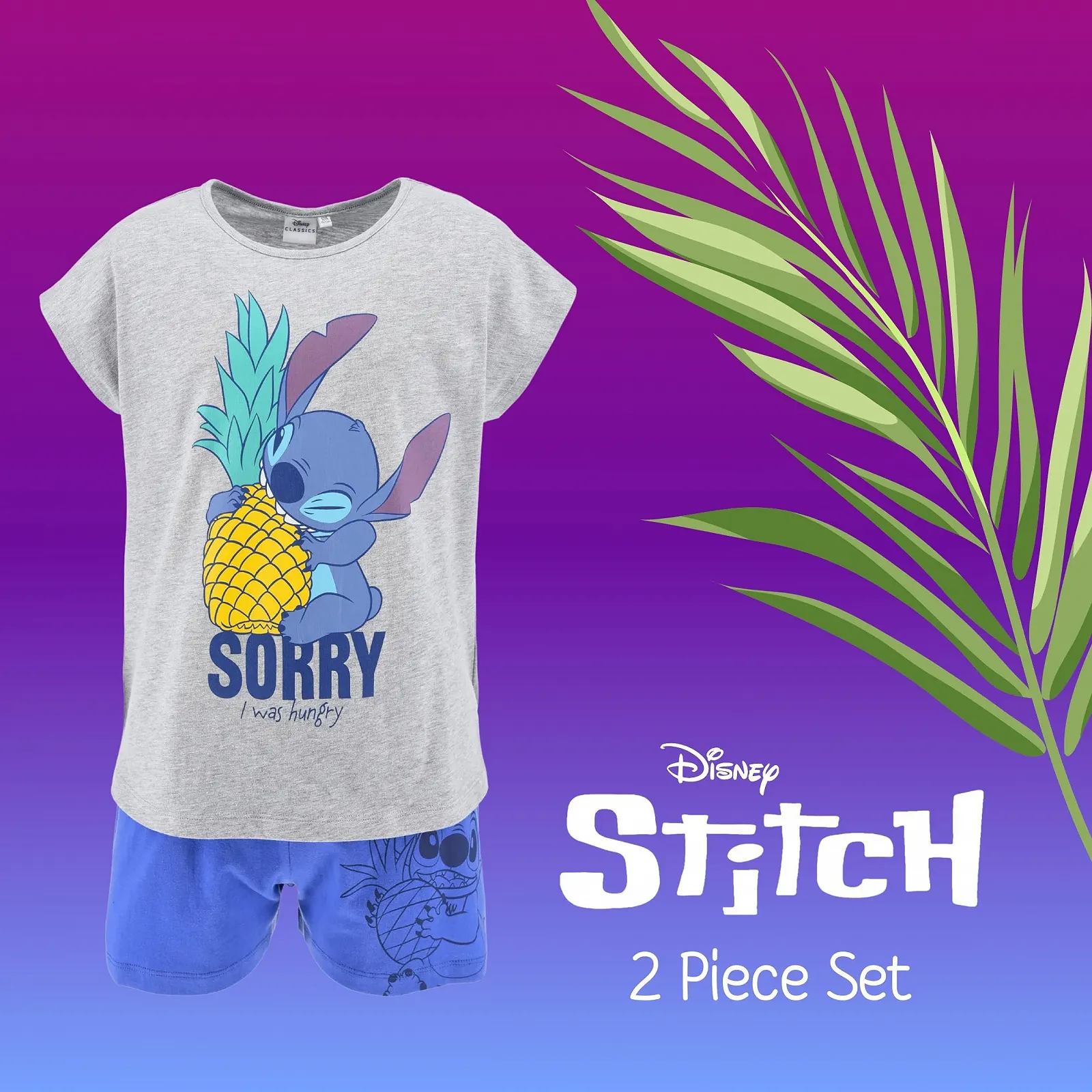 Комплект (футболка та шорти) Disney Stitch Sorry, фото №3 Комплект (футболка та шорти) Disney Stitch Sorry, фото №3