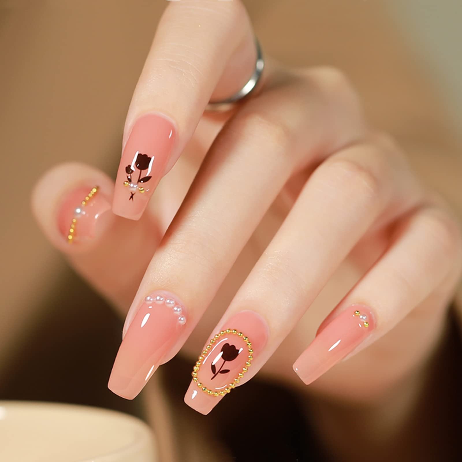 Икра для ногтей 3D украшения для ногтей 12 коробок, Мини стальные шарики, Маникюрные аксессуары для ногтей, Бисер для DIY украшения ногтей, Золотой, Серебряный, Розовое золото, фото №5