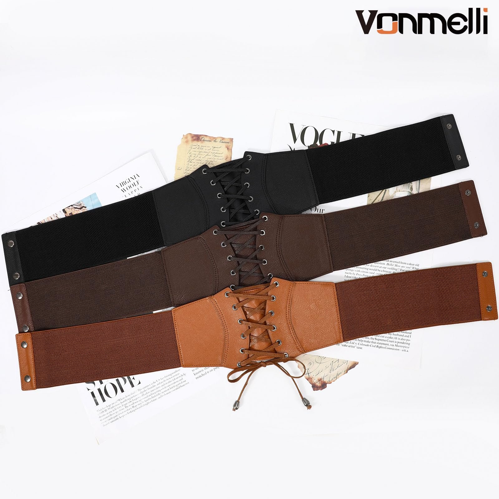 Женский корсетный пояс VONMELLI, кружевной, на шнуровке, эластичный пояс с высокой талией для костюмированной вечеринки на Хэллоуин, фото №7
