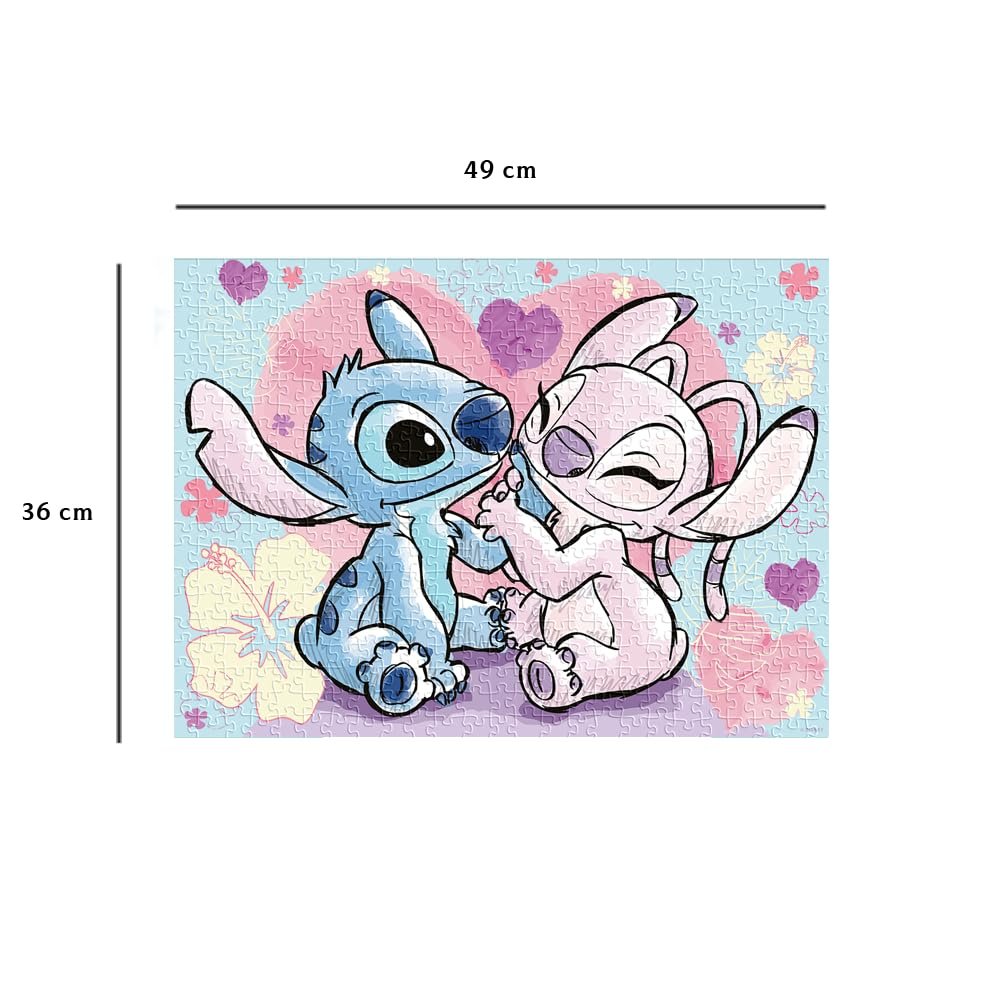 Пазл Nathan Disney Stitch & Angel 500 деталей, фото №2 Пазл Nathan Disney Stitch & Angel 500 деталей, фото №2