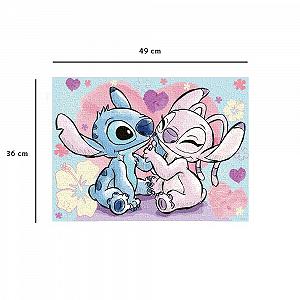 Пазл Nathan Disney Stitch & Angel 500 деталей synthetic.ua - Фото 1