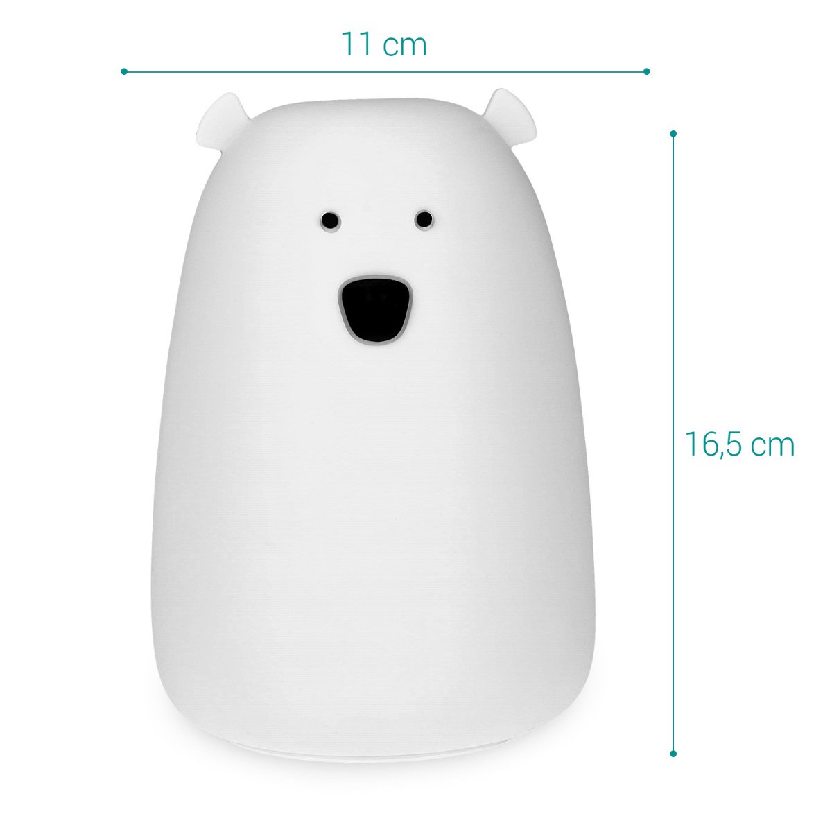 Лампа Navaris LED Нічник з мікро USB кабелем RGB кольоровий, фото №3