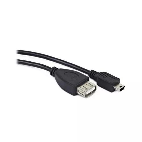 Переходник OTG USB 2.0 AF to Mini 5P 0.5m PowerPlant KD00AS1235, фото №1