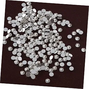 Стрази Круглі NUOBESTY Crystal AB 72 шт, Прозорий та Білий synthetic.ua - Фото 1