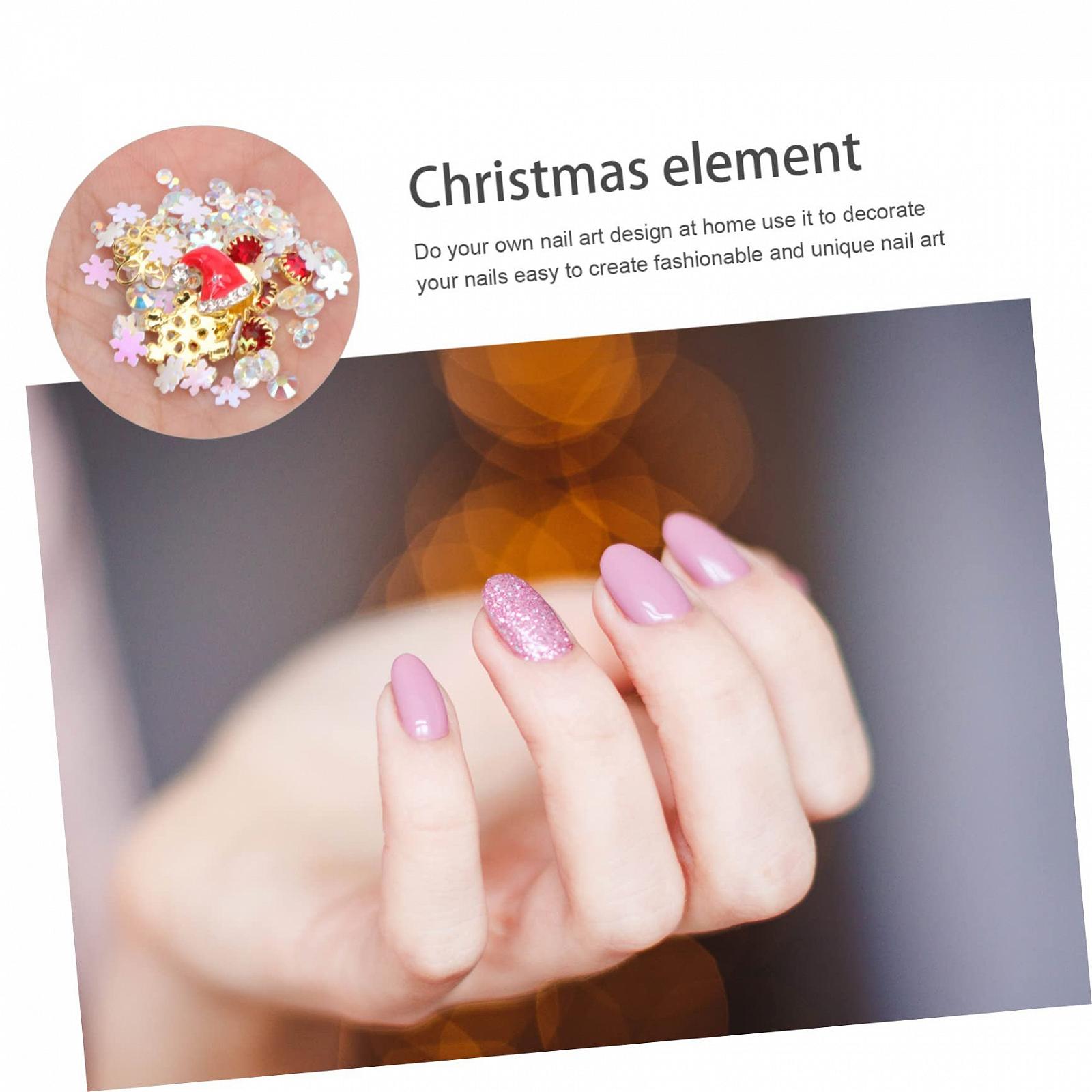 Housoutil. Різдвяні прикраси для манікюру, аксесуари та набір, фото №6