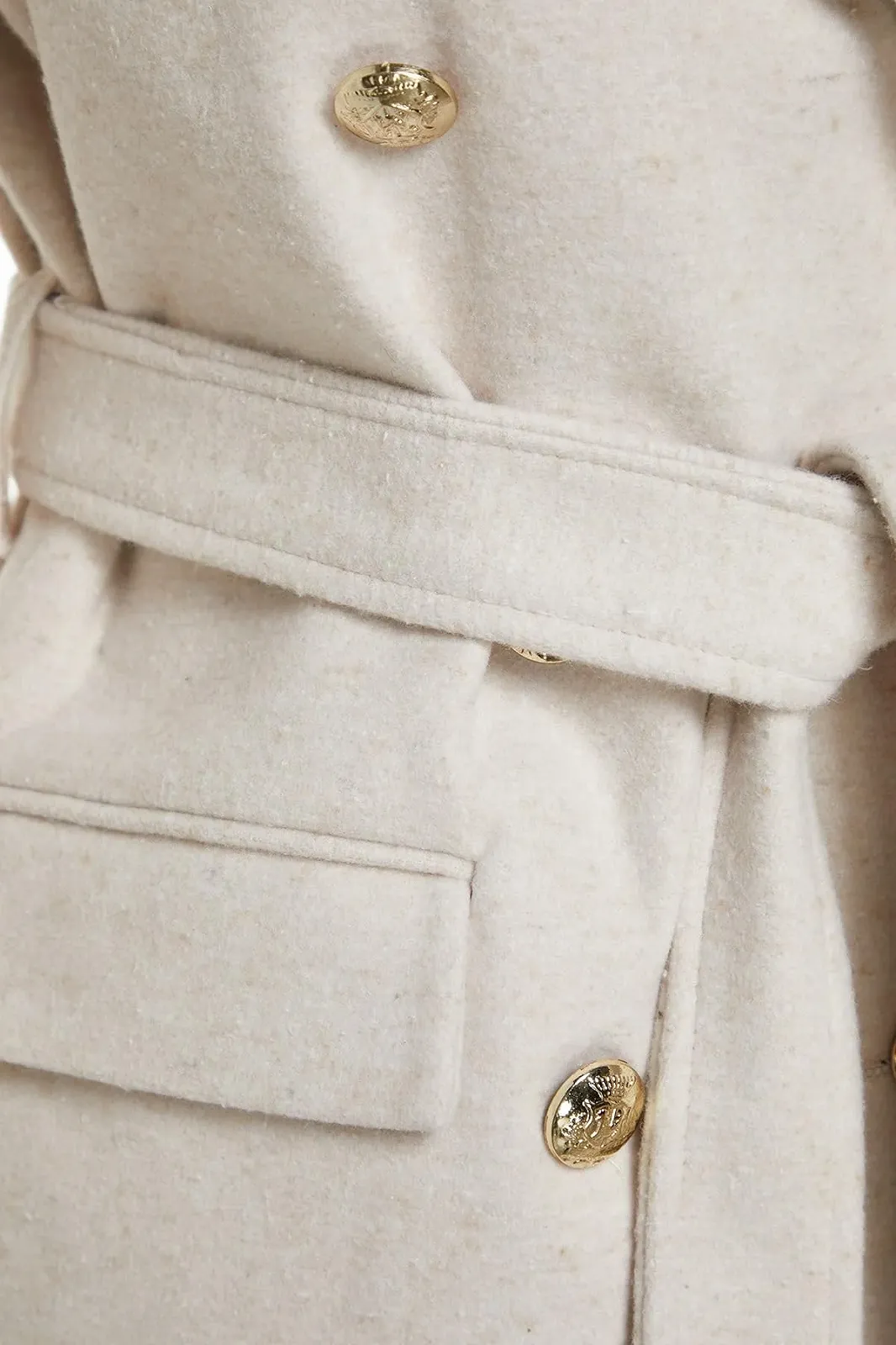 Пальто TRENDYOL Прямого Кроя, Длинный Рукав, Приталенное, фото №8 Пальто TRENDYOL Прямого Кроя, Длинный Рукав, Приталенное, фото №8