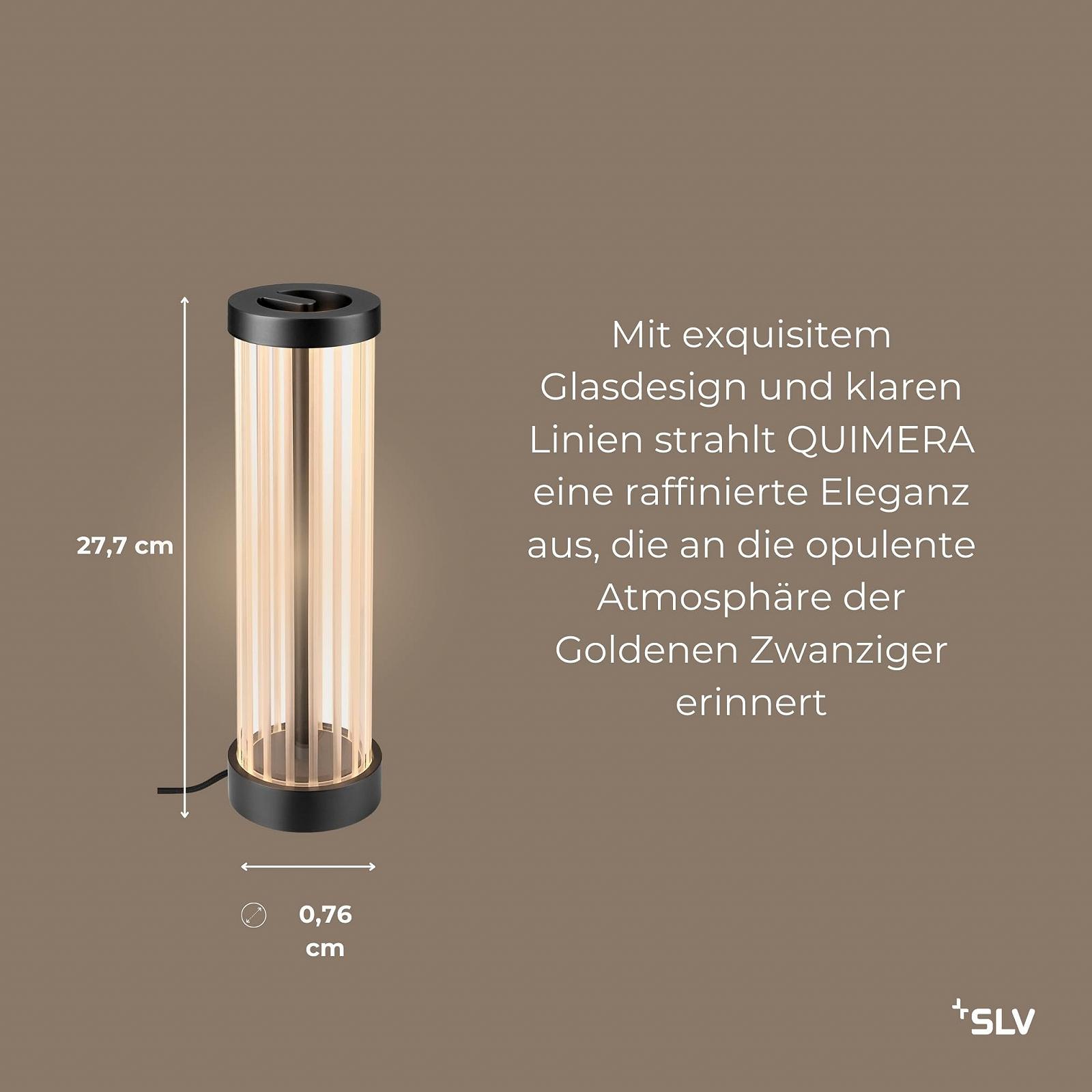 Настільна лампа SLV QUIMERA BRONZE Glass LED Бронза, фото №3