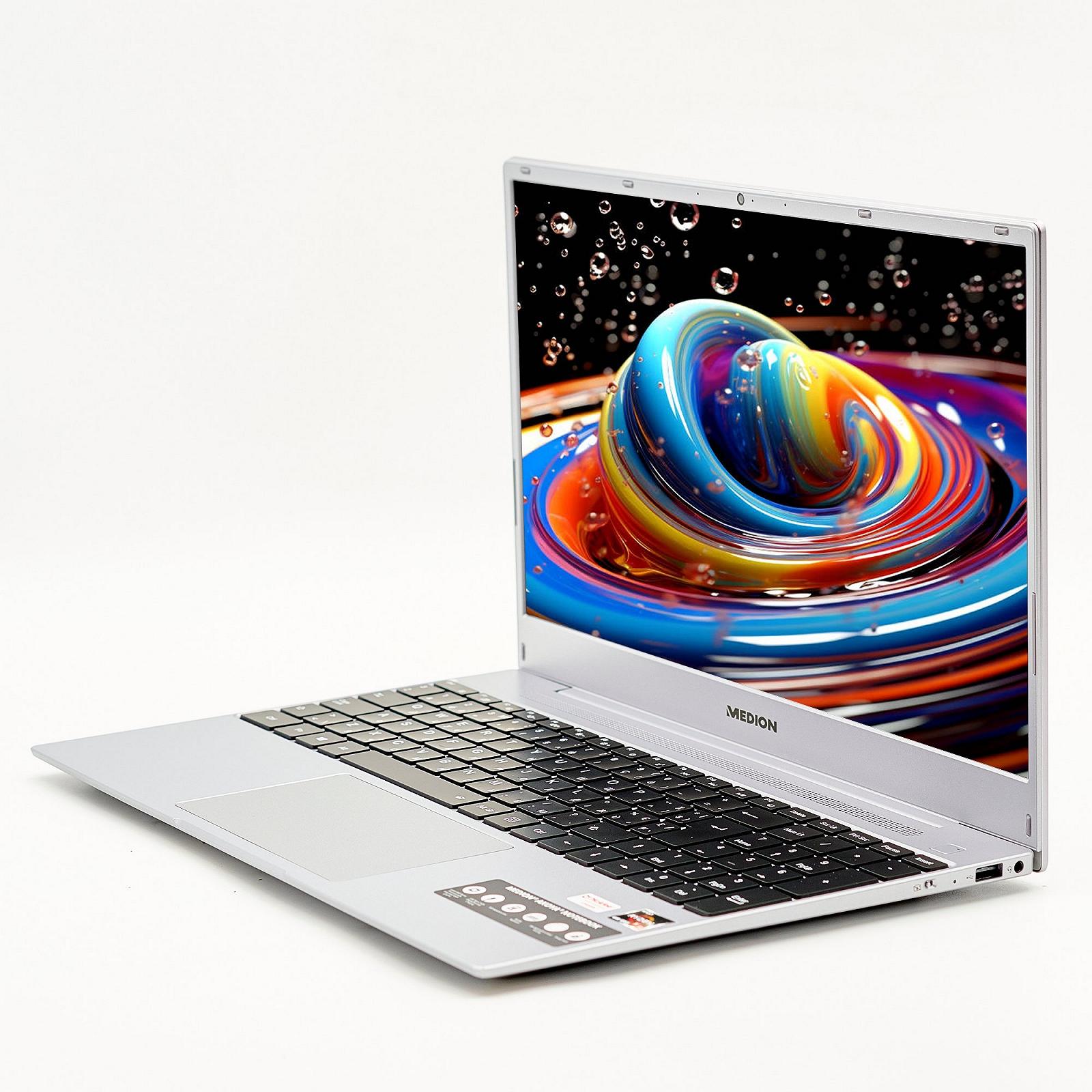 Ноутбук 15.6" Medion (Lenovo Group) E15303 Ryzen 5 4500U RAM 16 ГБ SSD 1 ТБ AMD Graphics Підсвітка клавіатури Win10 (4353), фото №3