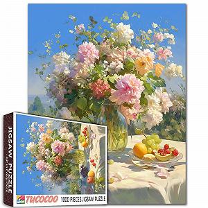 Купити Пазл Floral Still Life 1000 елементів Півонії та троянди 50 x 70 см - Фото 1 Пазл Floral Still Life 1000 елементів Півонії та троянди 50 x 70 см - Фото 1