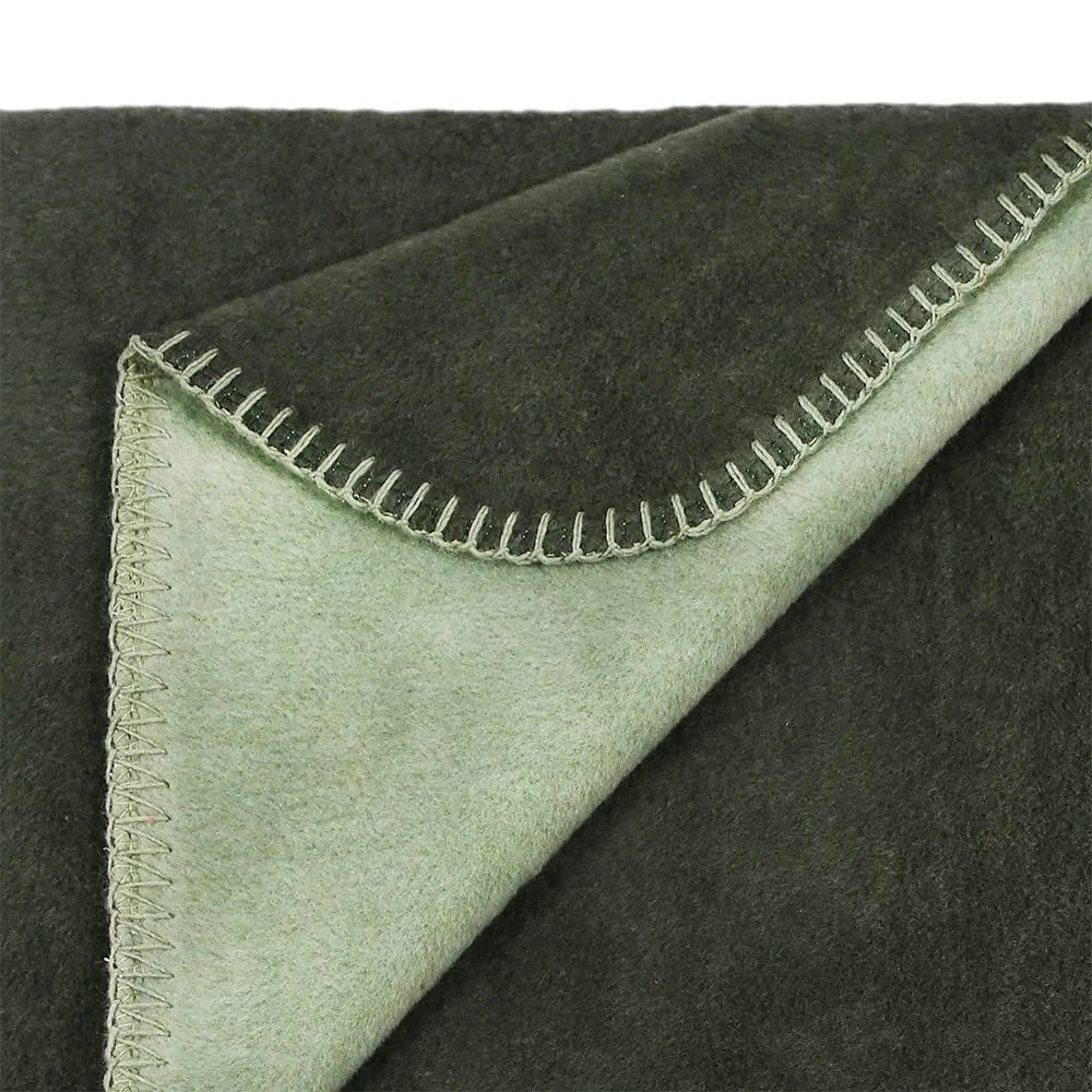 Покрывало Depotex двухстороннее 150 x 200 см, цвет: темно-зеленый - зеленый, фото №3