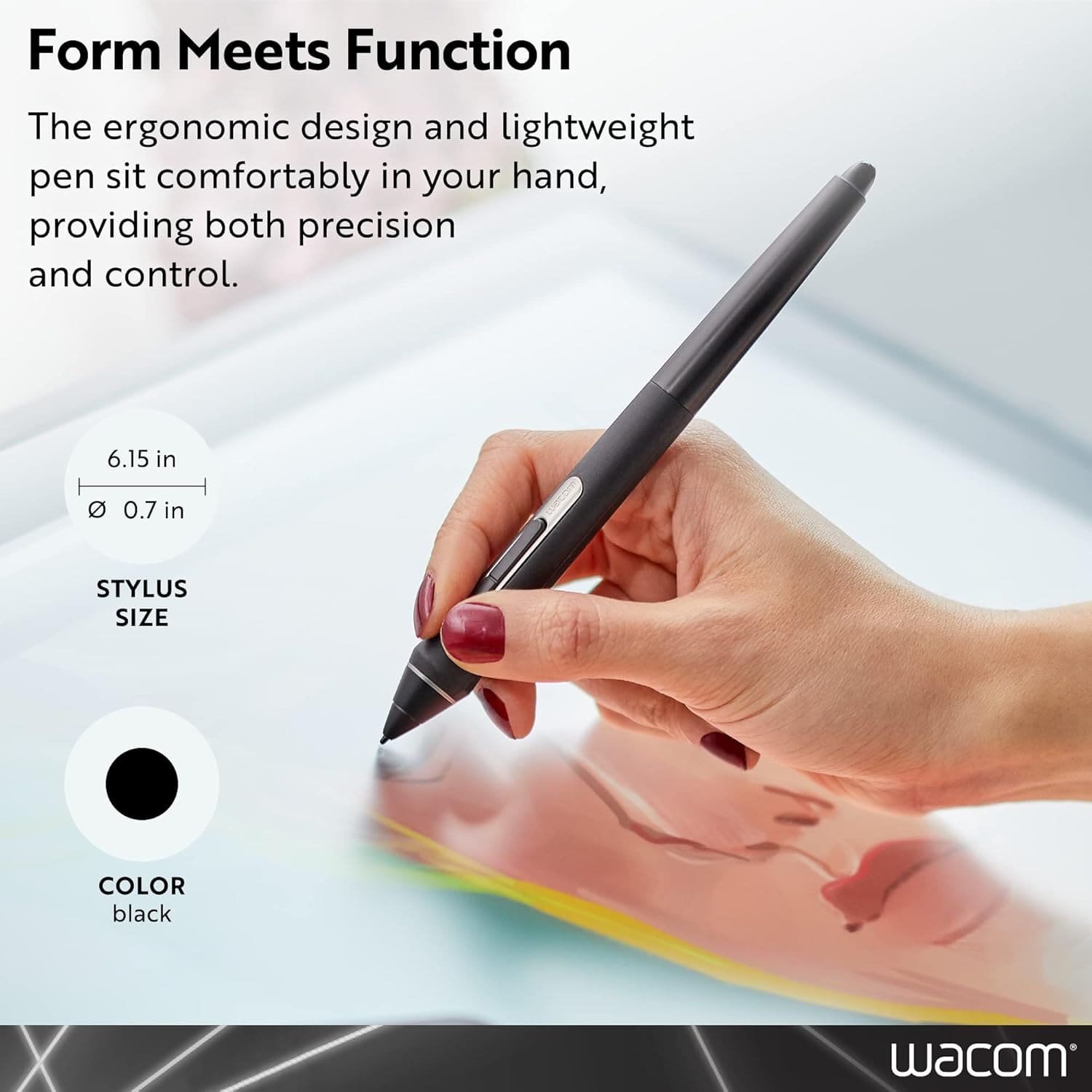 Перо стілус Wacom Pro Pen 2 KP504E Black, фото №5