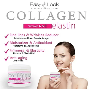 Крем Collagen Elastin з вітамінами A та E антивіковий та зміцнювальний, 4 унції ціна на synthetic.ua - Фото 1 Крем Collagen Elastin з вітамінами A та E антивіковий та зміцнювальний, 4 унції synthetic.ua - Фото 1