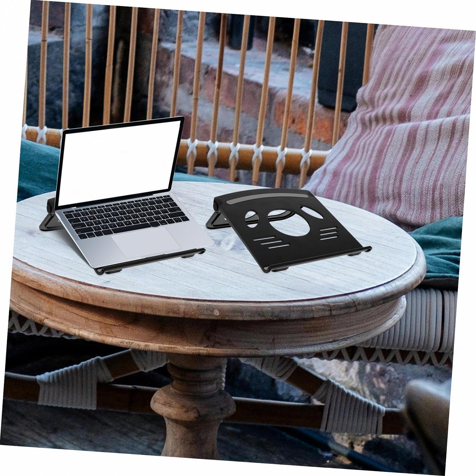 Подставка для ноутбука SHOWERORO ABS и силикон с противоскользящими накладками Многофункциональная, фото №6