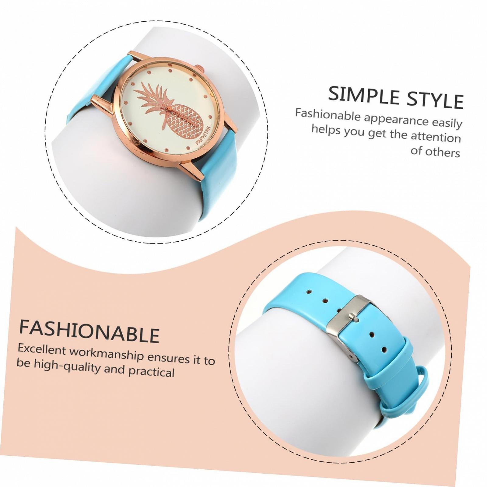 Жіночий годинник LIFKOME Ананас, Золотистий, Білий, фото №5