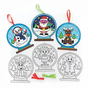 Оконное украшение Baker Ross Серия: Christmas Snow Globe Модель: FC181 - Фото 1