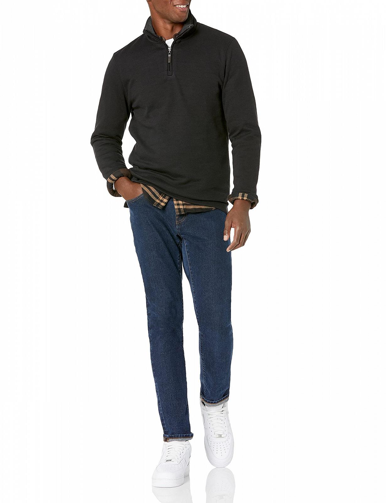 Джемпер чоловічий Amazon Essentials French Rib Quarter Zip, фото №4