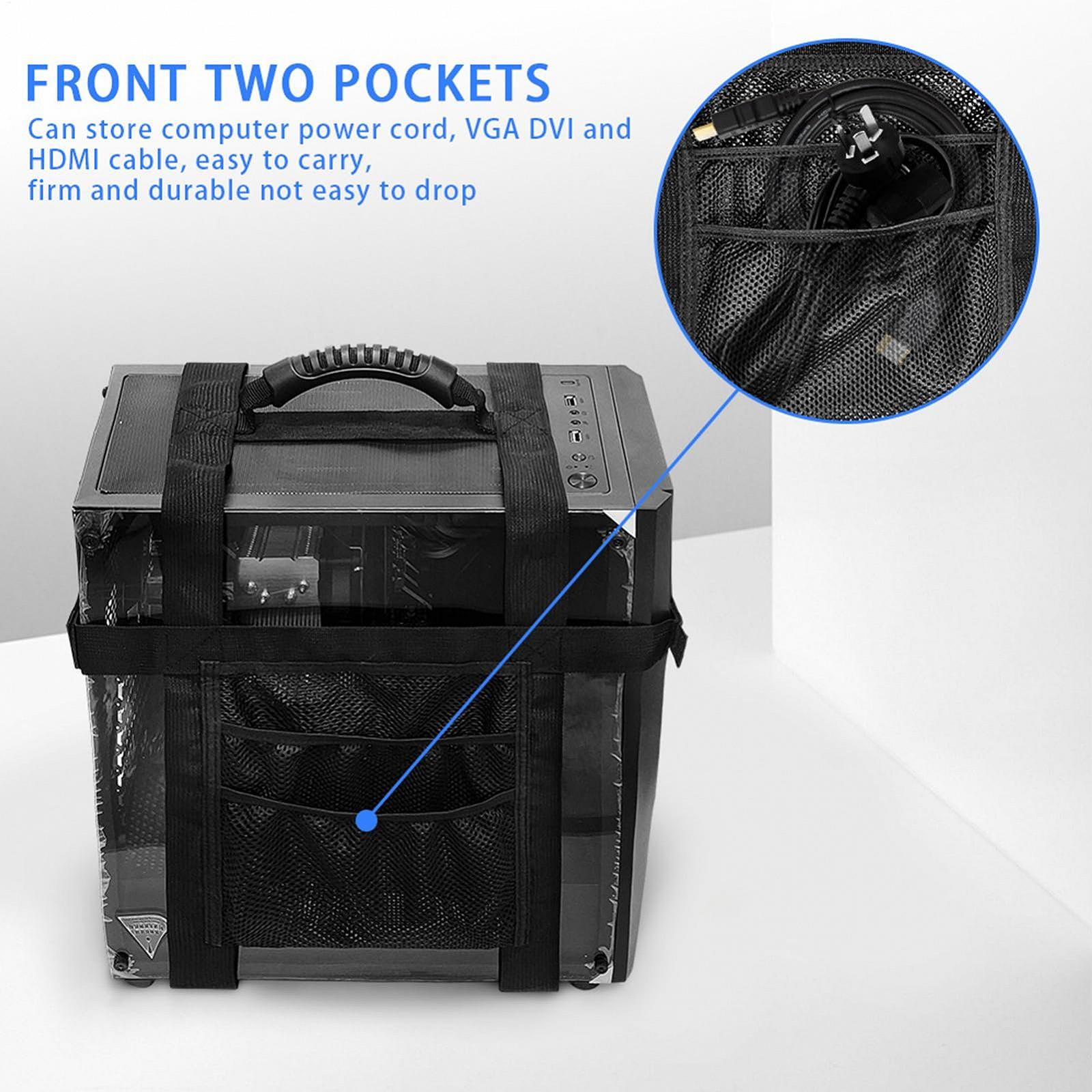 Регулируемая система крепления компьютерного корпуса - Ремень для переноски настольного ПК, Удобный держатель для транспортировки процессора, Эргономичный ремень для подъема настольного корпуса для мобильности в офисах, фото №5
