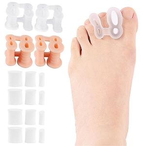 Роздільник для пальців ніг Силіконовий 2 пари Коректор великого пальця стопи - Фото 1