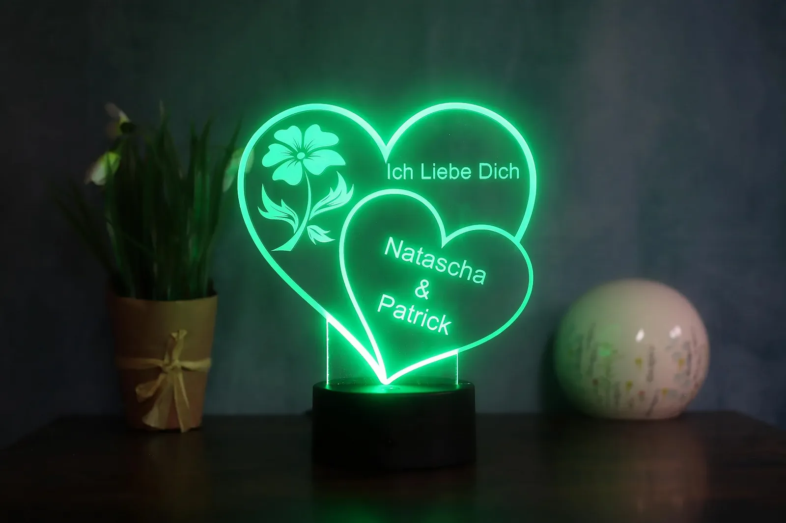 Настольная лампа Personalised Partner Gift LED Decorative, фото №6