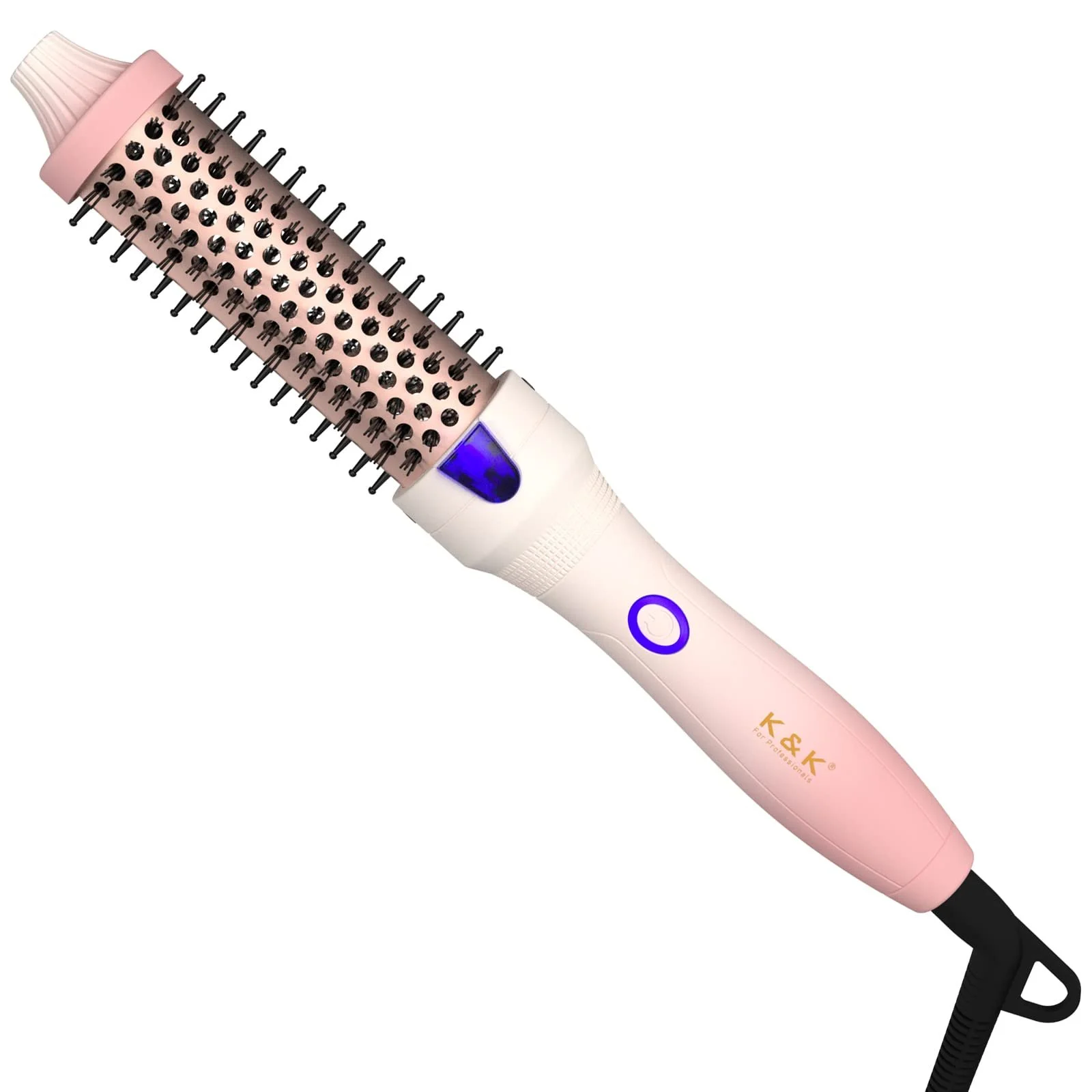 Термощетка K&K Keratin Thermal Brush 32 мм Ионная Розовая, фото №1