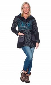 Куртка Kunst und Magie З капюшоном Квітковий Бавовна synthetic.ua - Фото 1