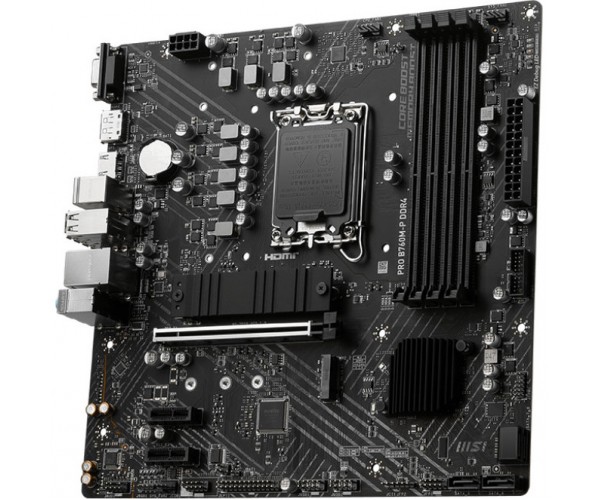 Материнська плата MSI PRO B760M-P DDR4 (911-7E02-001), фото №2