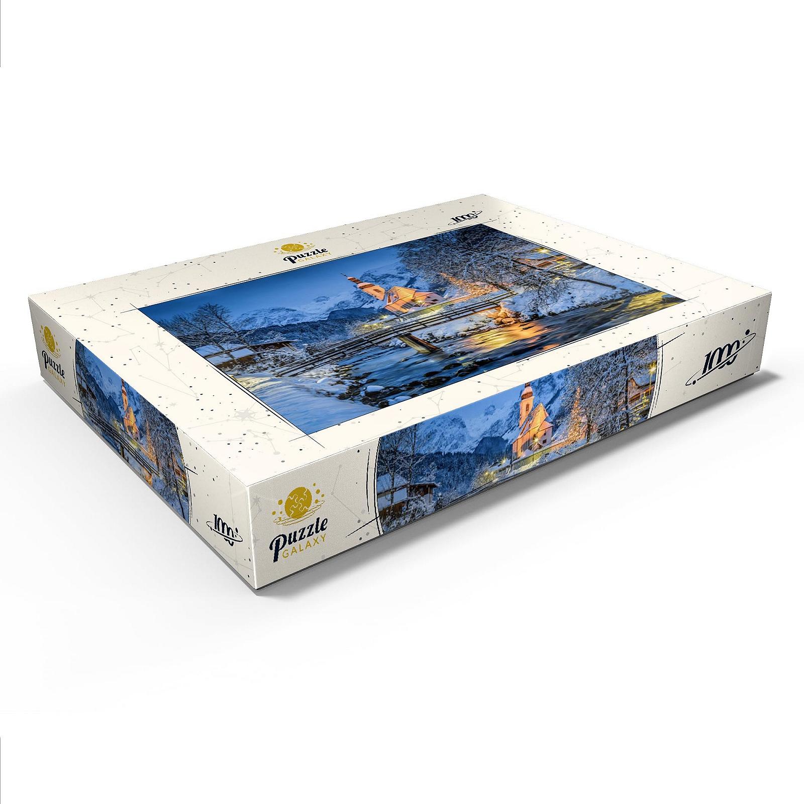 Пазл MyPuzzle MyPuzzle Special Collection by Puzzle Galaxy Winter Landscape Berchtesgaden, Sanctuary of St. Sebastian Премиум 1000 элементов, фото №3