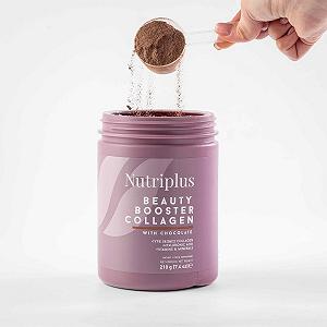 Дієтична добавка Колаген - підсилювач краси Nutriplus зі смаком шоколаду 210 г - Фото 1