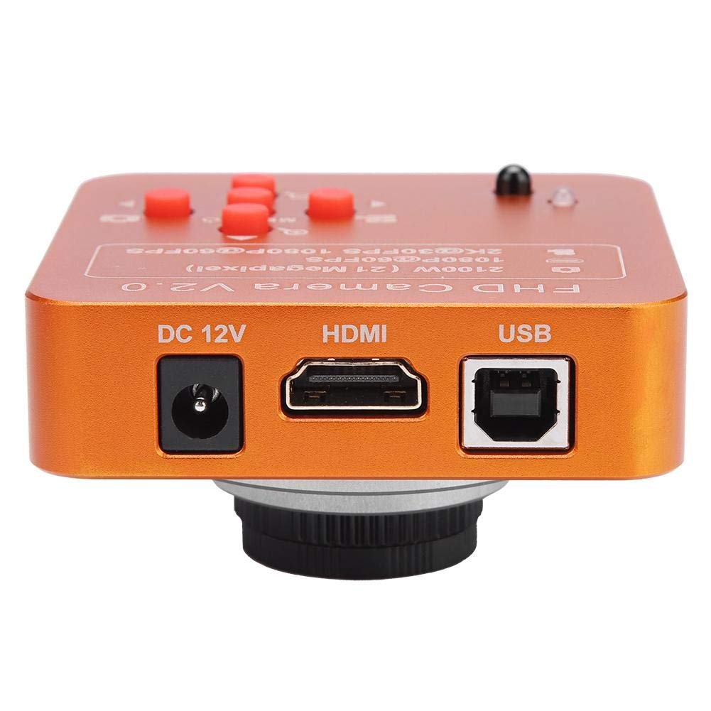 Камера для промислового мікроскопа 21MP HDMI USB TF C-Mount 2K 1080P HD відеокамера 220V електронний цифровий окуляр для обслуговування мобільних телефонів, фото №5