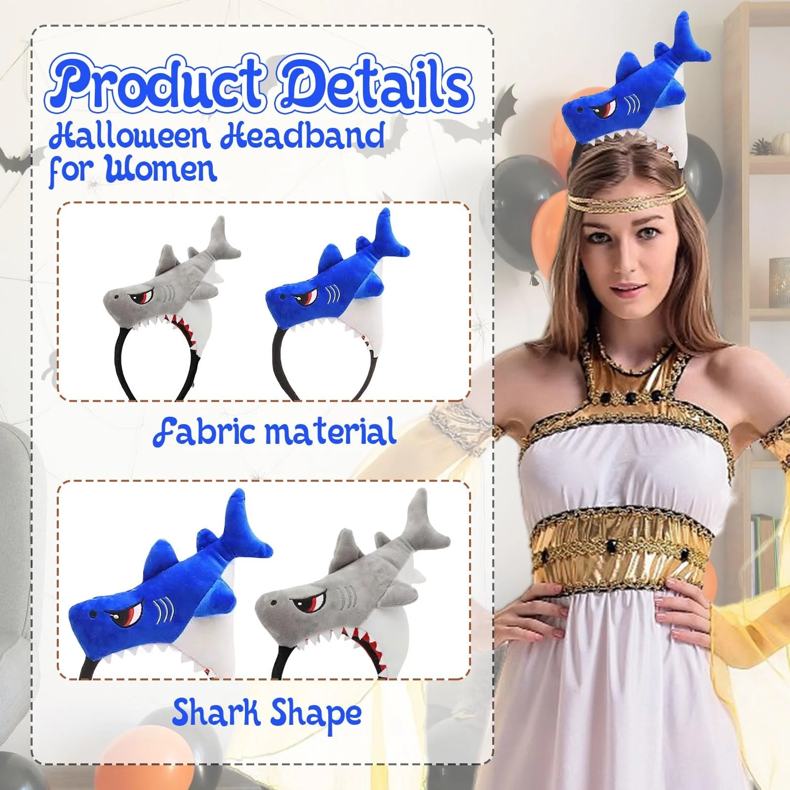 Обруч На Голову GlamRays Акула, фото №3 Обруч На Голову GlamRays Акула, фото №3