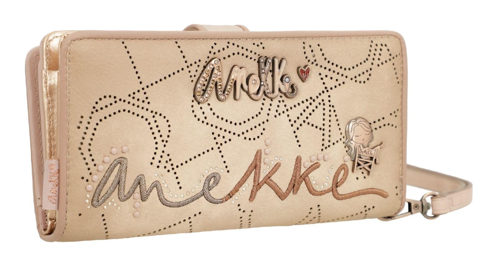 Кошелек Anekke Hollywood Studio Large RFID L Nude, нюдовый, Классический, фото №2