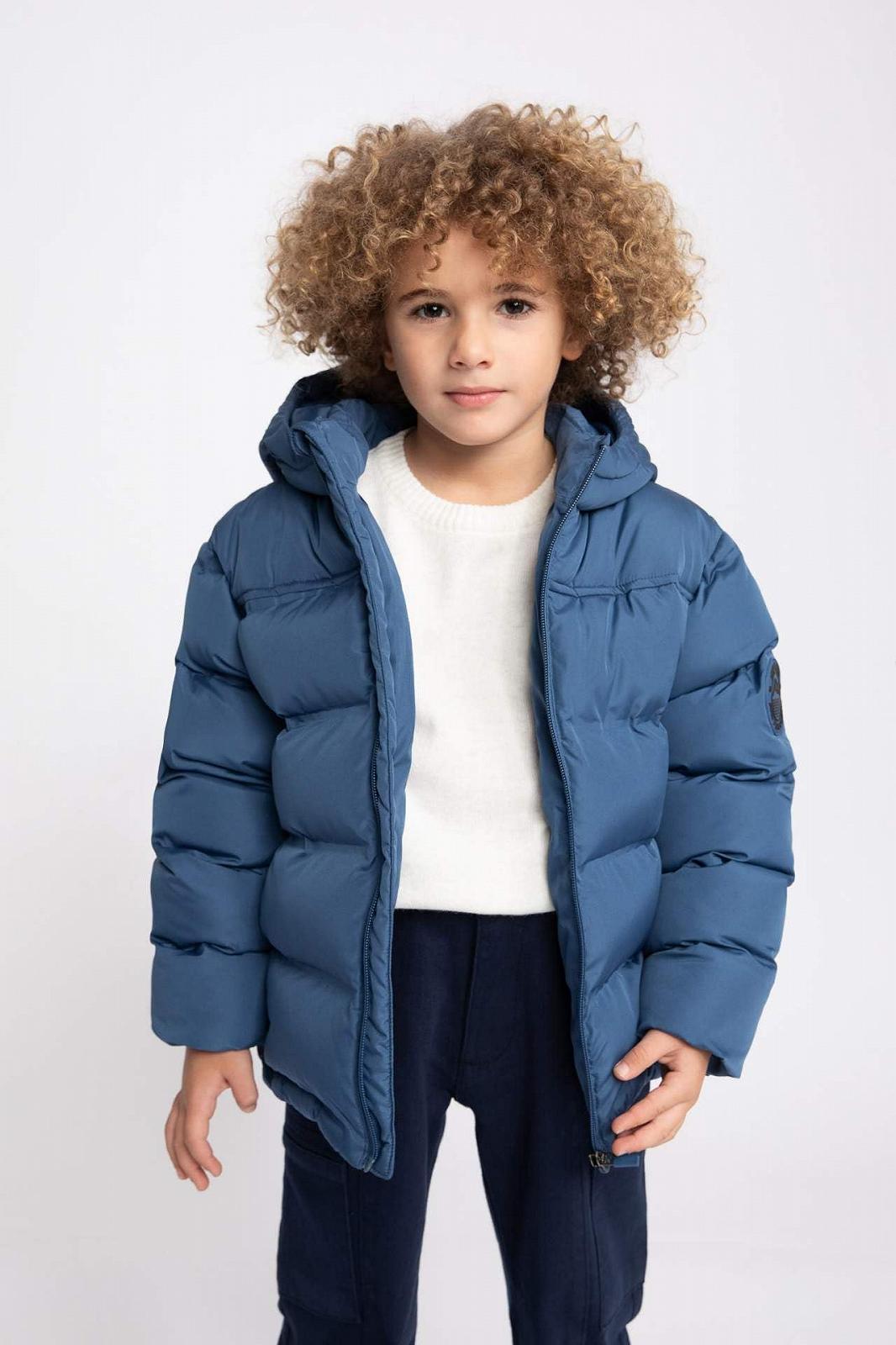 Зимняя куртка DeFacto для мальчиков, стандартный крой, с капюшоном, фото №6