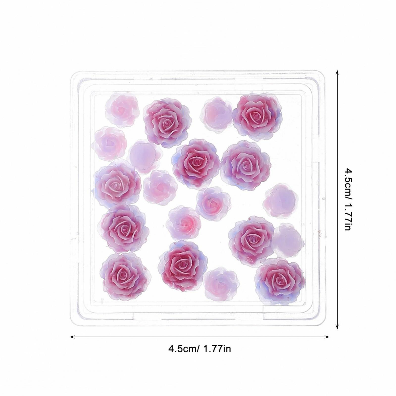 Квіти Baluue Квіткові 3D Декорації для дизайну нігтів, фото №8