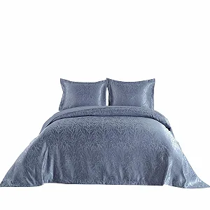 Покрывало Elart Жаккардовый шениль 220 x 240 см Синий synthetic.ua - Фото 1