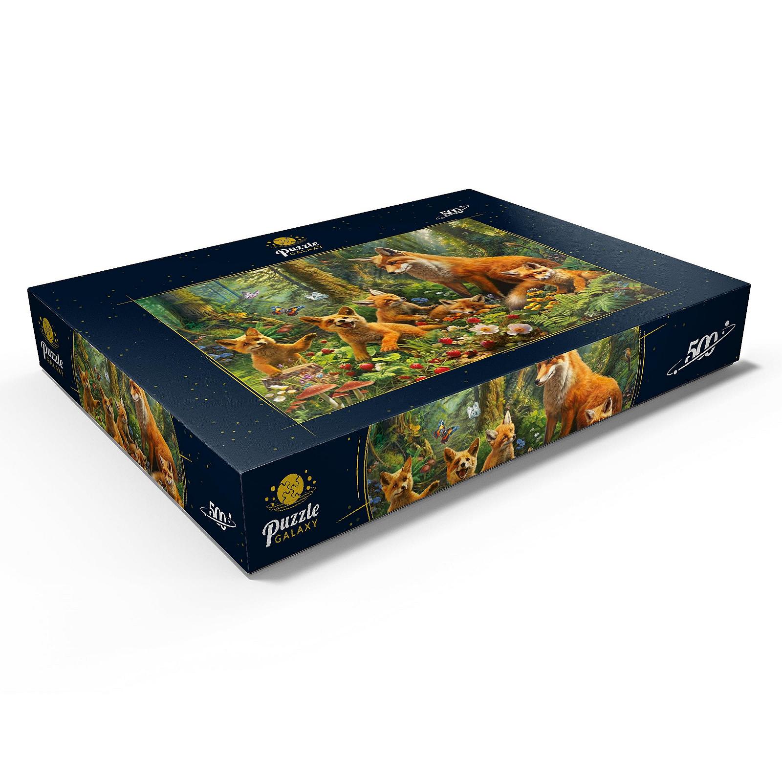 Пазл MyPuzzle MyPuzzle Special Collection Fox Family in Enchanted Forest Premium 500 элементов, фото №3 Пазл MyPuzzle MyPuzzle Special Collection Fox Family in Enchanted Forest Premium 500 элементов, фото №3