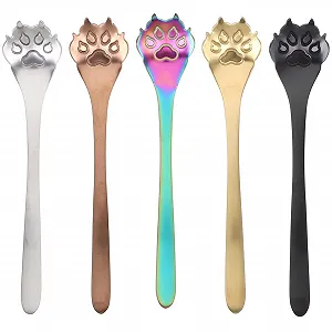 Ложка для кави Luxshiny 5 шт. з нержавіючої сталі - Фото 1