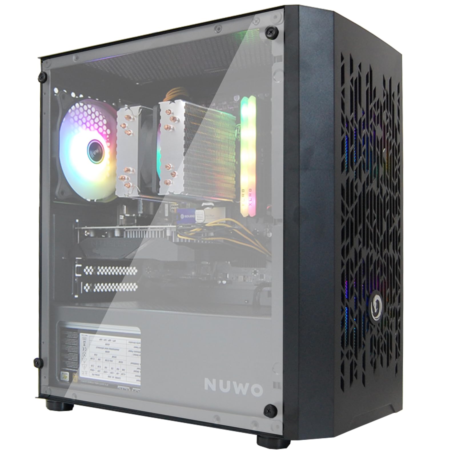 EXTREMEBIT Gaming PC Intel i7-6700 4.0GHz RAM 32GB RGB SSD 1TB NVIDIA GeForce RTX 3050 6GB GDDR6 Windows 10 Pro, фото №1