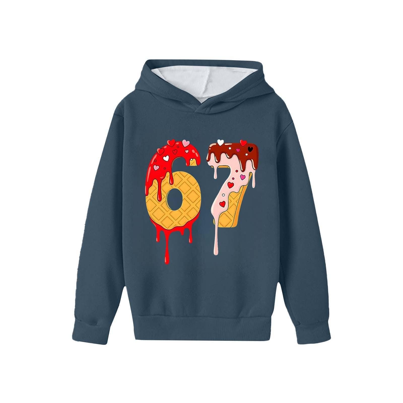 Худі Meme Six Seven 67 Y2K з довгими рукавами, фото №4