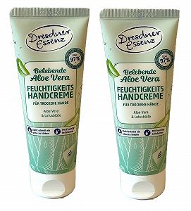 Крем для рук Dresdner Essenz Sensitive Зволожуючий Алое Вера 2 x 75 мл (2 шт. в упаковці) - Фото 1